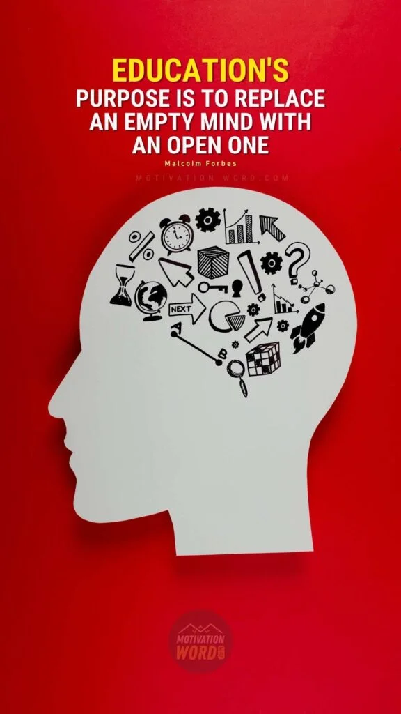 200+ Motivational Quotes to Inspire You Today 55 Educations purpose is to replace an empty mind with an open one Motivational quotes