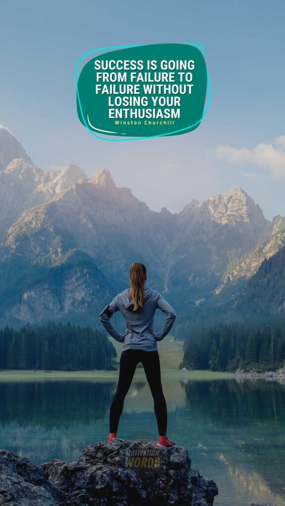 57+ Motivational Quotes For Women That Will Inspire You To Take On The World | MOTIVATIONAL IMAGES 23 Success is going from failure to failure without losing your enthusiasm. Motivational Quotes For Women's Success
